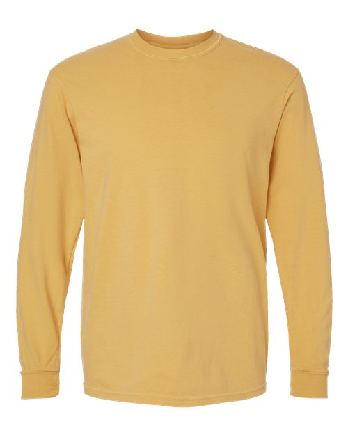 Garment-Dyed Heavyweight Long Sleeve T-Shirt