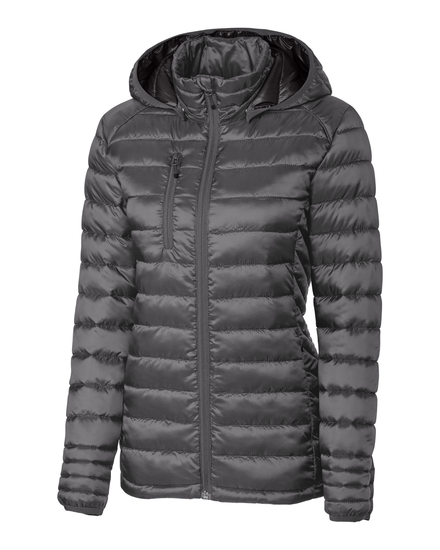Womens Full-Zip Puffer Jacket - LQO00048